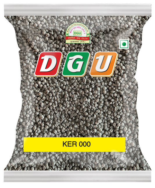 Bag of DGU branded seeds on a white background